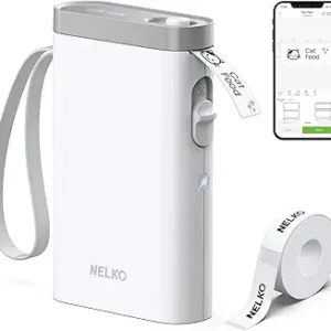 Nelko Label Maker Machine with Tape, P21 Bluetooth Label Printer
