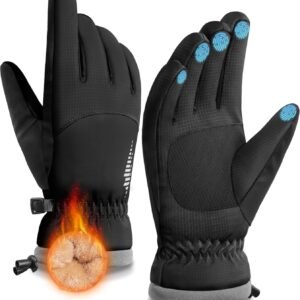 SIMARI Winter Waterproof Warm Gloves Women