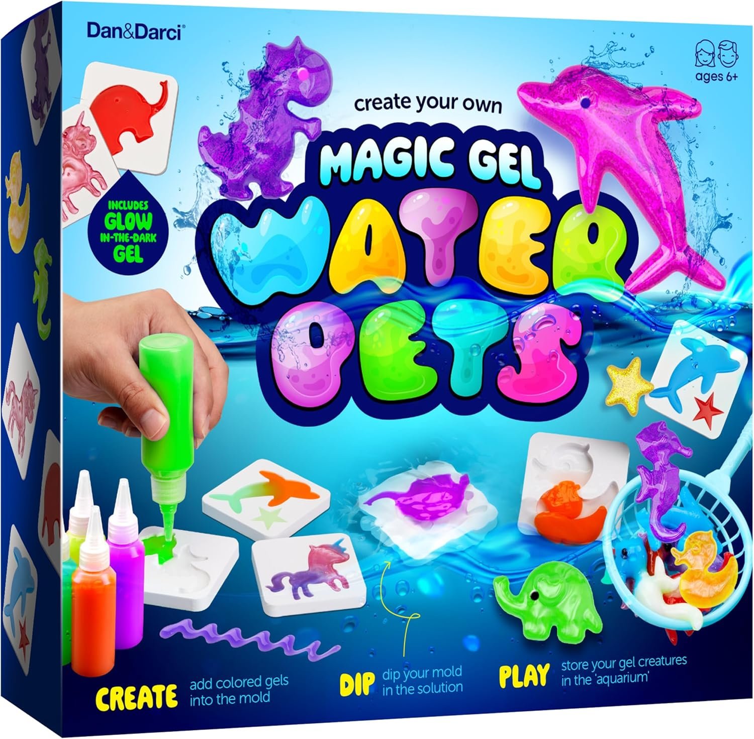 Dan&Darci Aqua Fairy Water Gel Kit for Kids – Easter Gift