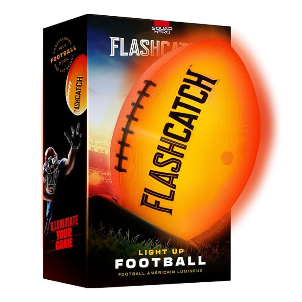 Light Up Football – Glow in the Dark Ball – NO 6